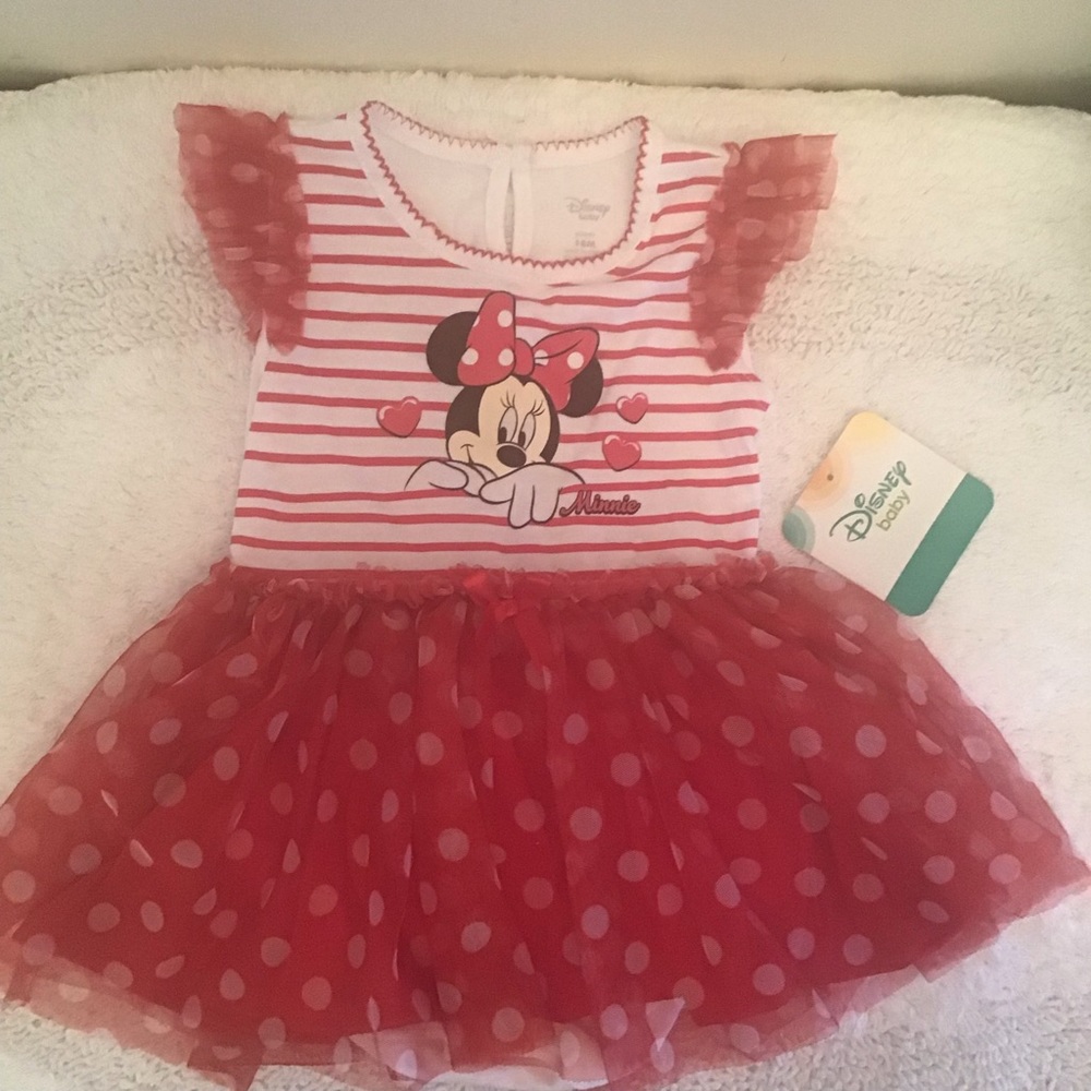 Minnie Mouse Dress with Attached Pants 18 months